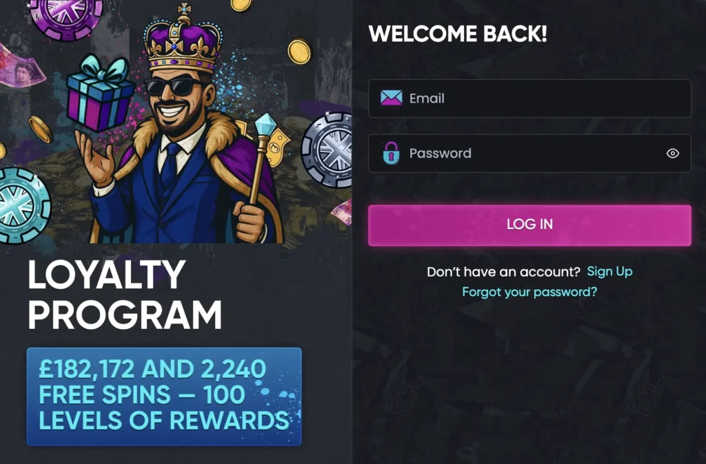 Britsino Login Process